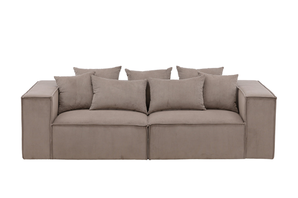Gillholmen 3-personers sofa - sort, brun - billede 6