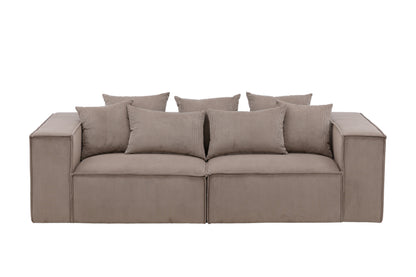 Gillholmen 3-personers sofa - sort, brun - billede 6