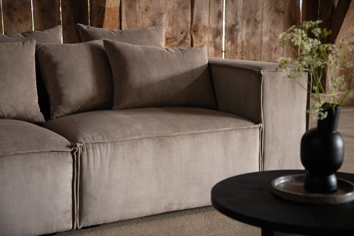 Gillholmen 3-personers sofa - sort, brun - billede 17
