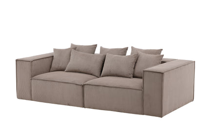 Gillholmen 3-personers sofa - sort, brun - billede 7