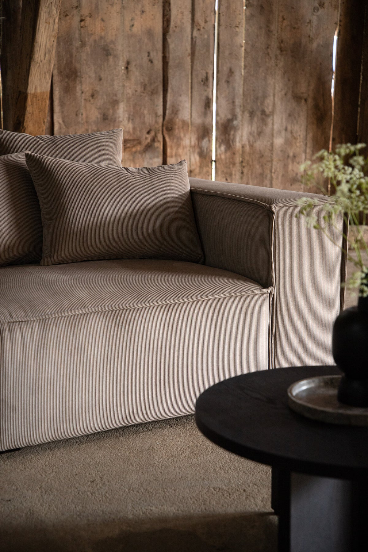 Gillholmen 3-personers sofa - sort, brun - billede 20