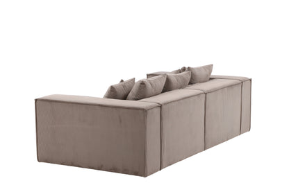 Gillholmen 3-personers sofa - sort, brun - billede 10