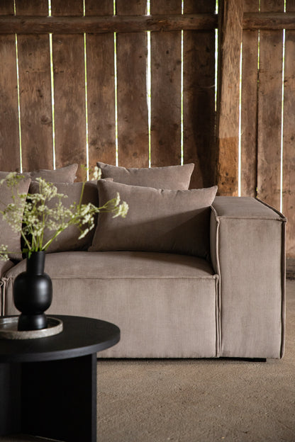 Gillholmen 3-personers sofa - sort, brun - billede 22