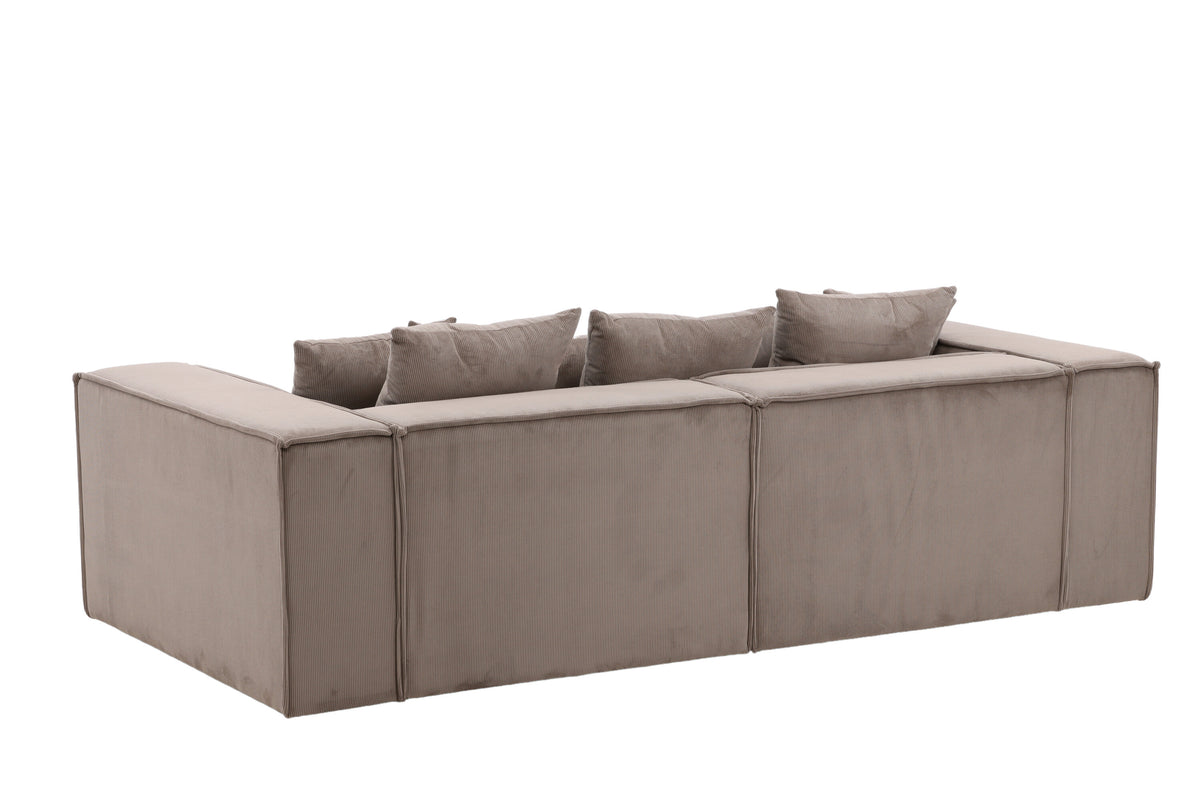 Gillholmen 3-personers sofa - sort, brun - billede 11