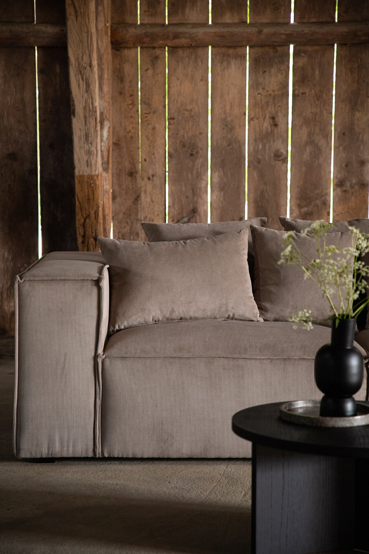 Gillholmen 3-personers sofa - sort, brun - billede 23