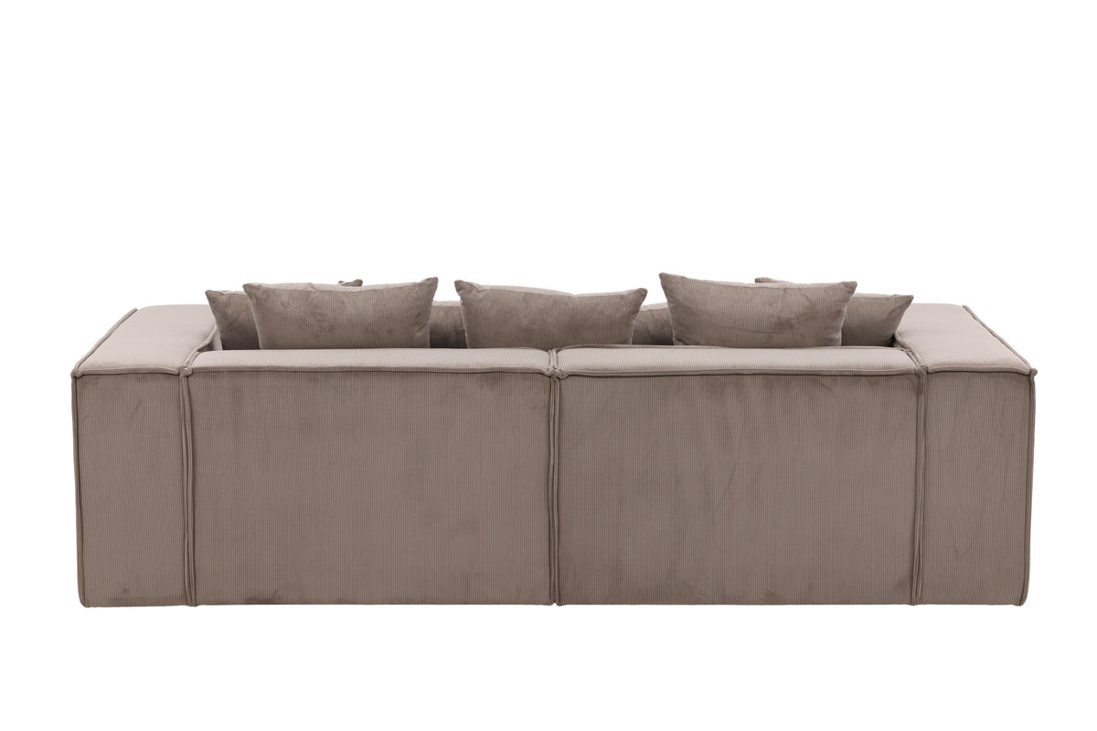 Gillholmen 3-personers sofa - sort, brun - billede 12