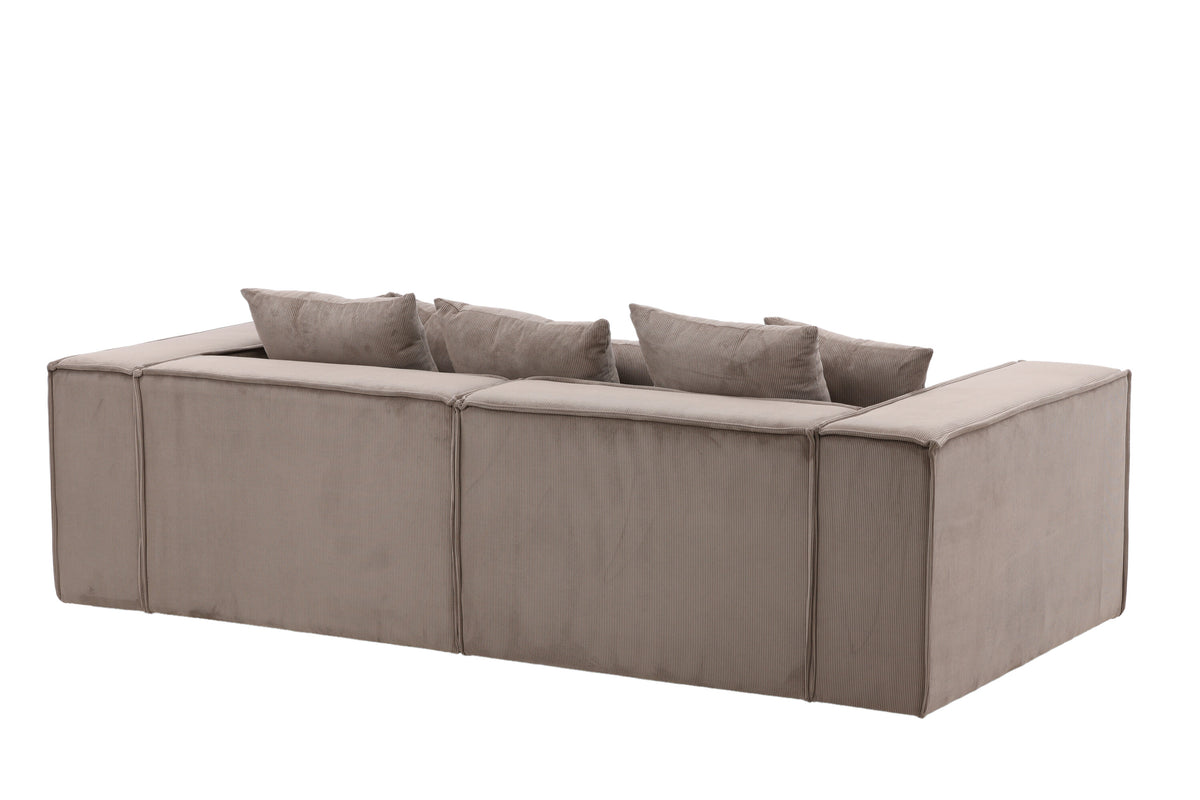 Gillholmen 3-personers sofa - sort, brun - billede 13