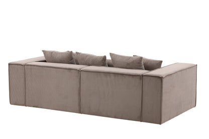 Gillholmen 3-personers sofa - sort, brun - billede 13