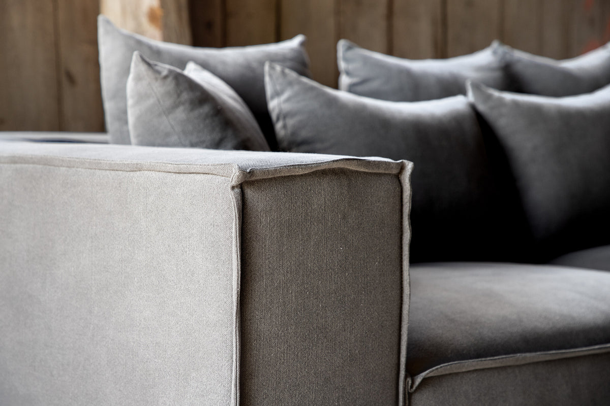 Gillholmen 3-personers sofa - sort, grå - billede 19