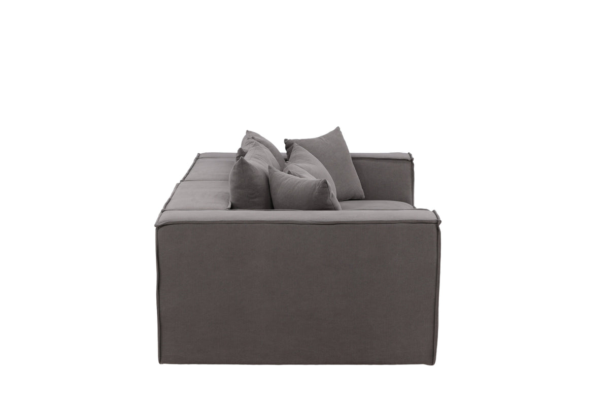 Gillholmen 3-personers sofa - sort, grå - billede 10