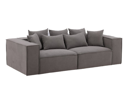 Gillholmen 3-personers sofa - sort, grå - billede 12