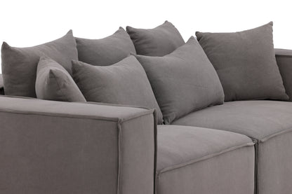 Gillholmen 3-personers sofa - sort, grå - billede 13