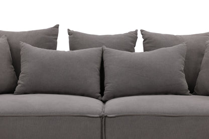 Gillholmen 3-personers sofa - sort, grå - billede 14