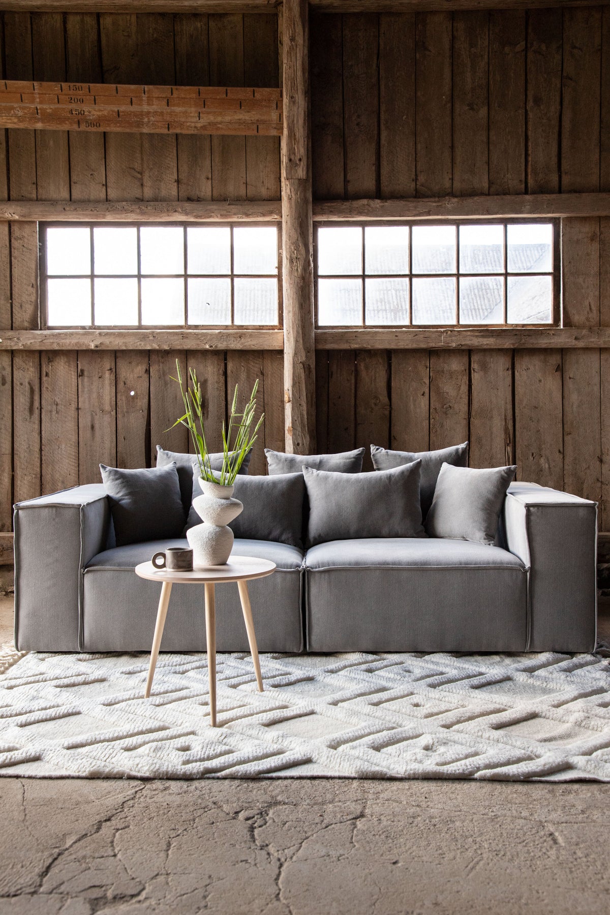 Gillholmen 3-personers sofa - sort, grå - billede 20