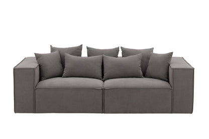 Gillholmen 3-personers sofa - sort, grå - billede 1