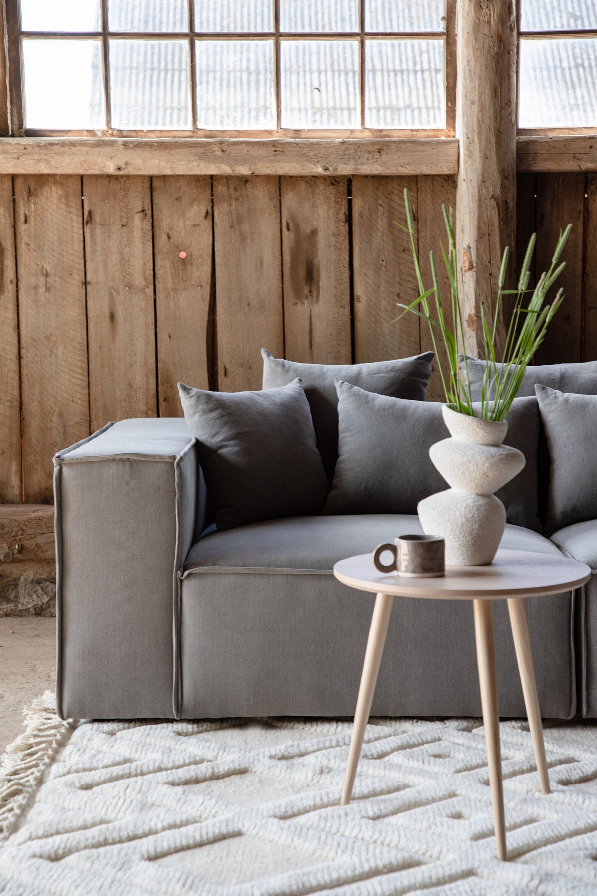 Gillholmen 3-personers sofa - sort, grå - billede 21