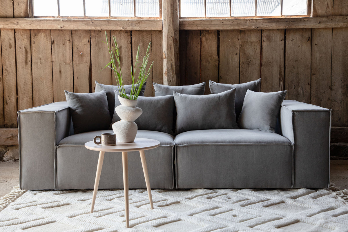 Gillholmen 3-personers sofa - sort, grå - billede 17