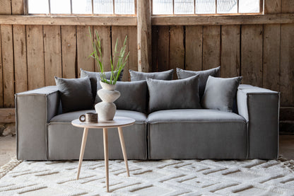 Gillholmen 3-personers sofa - sort, grå - billede 17