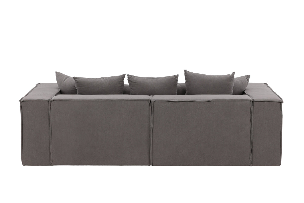 Gillholmen 3-personers sofa - sort, grå - billede 7