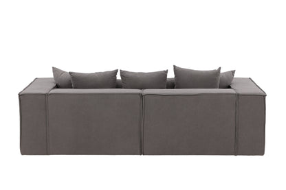 Gillholmen 3-personers sofa - sort, grå - billede 7