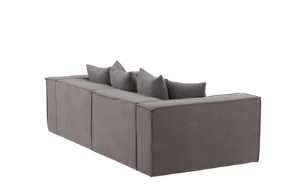 Gillholmen 3-personers sofa - sort, grå - billede 9