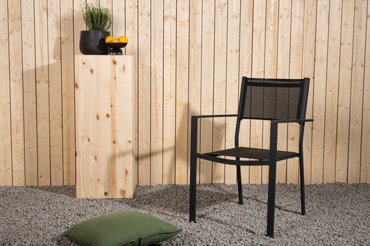 Copacabana Havebordsstole 2-stk Sort