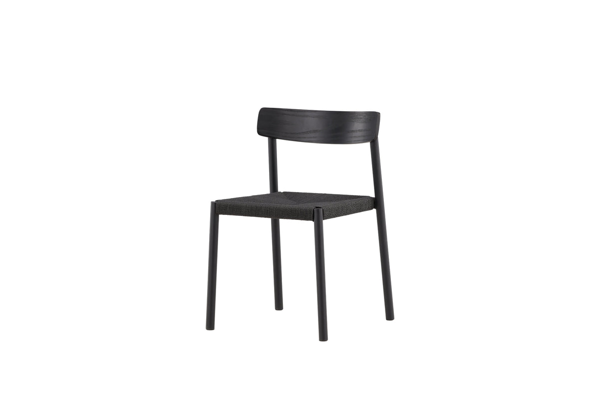 Malmön spisebordsstol - sort - billede 2