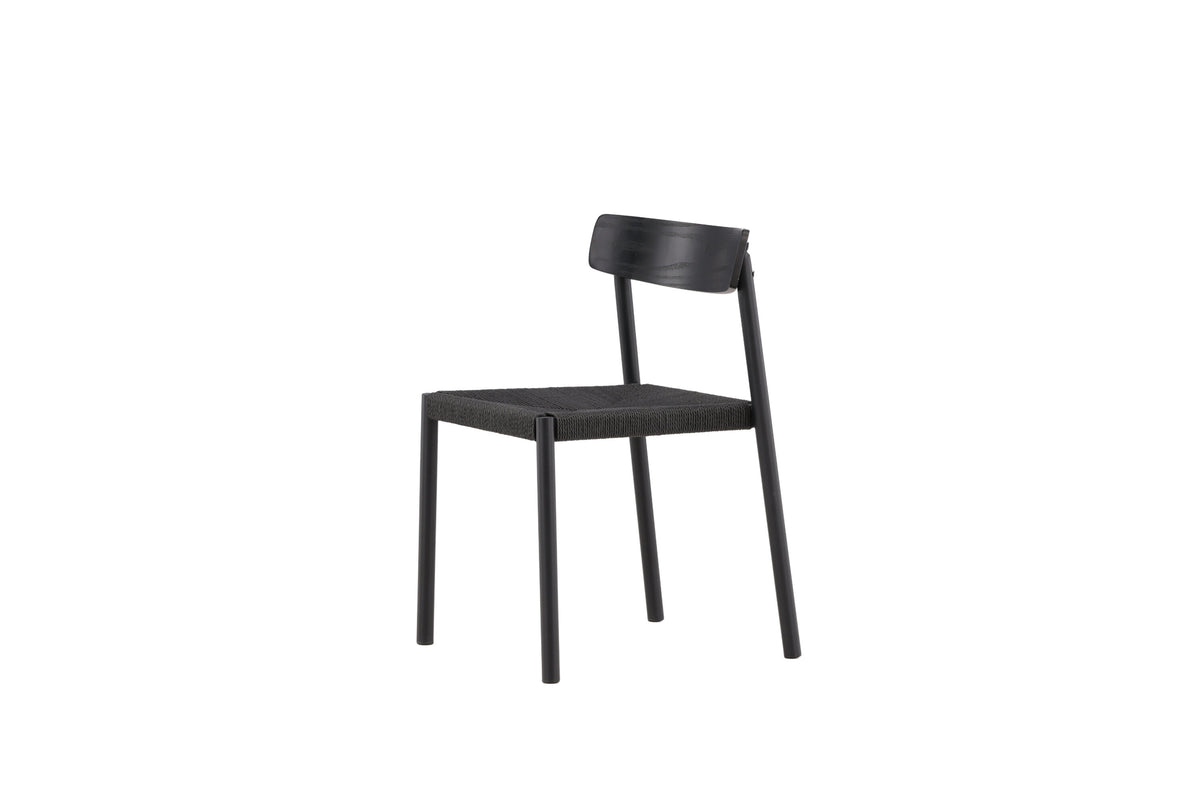 Malmön spisebordsstol - sort - billede 3
