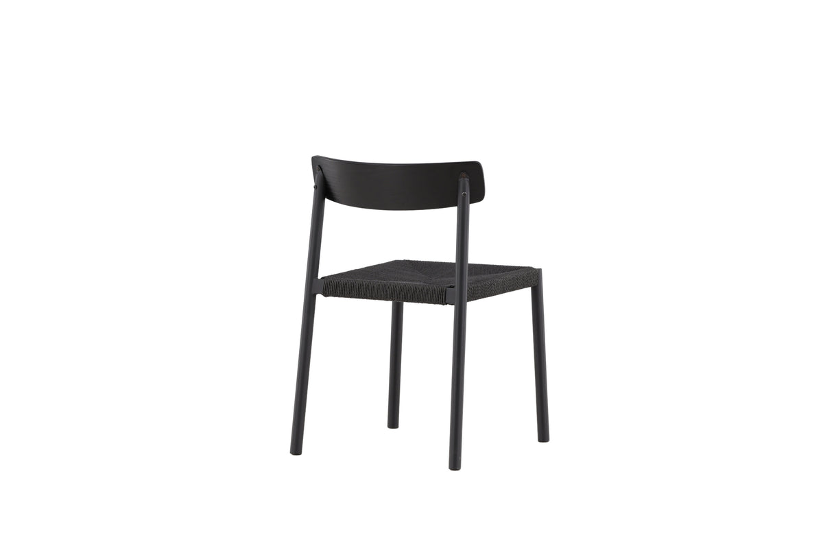 Malmön spisebordsstol - sort - billede 8