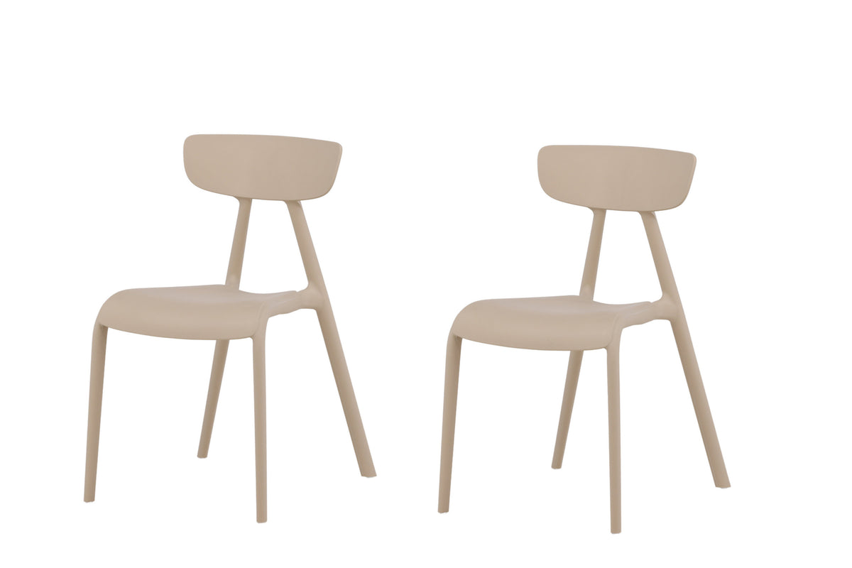 Ursholmen spisebordsstole - beige - 2 stk. - billede 2