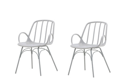 Dyrön spisebordsstole - lysegrå, beige - 2 stk. - billede 2