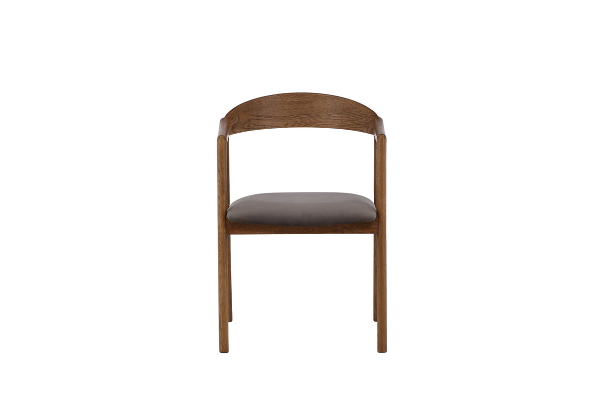 Långön spisebordsstole - brun - 2 stk. - billede 1