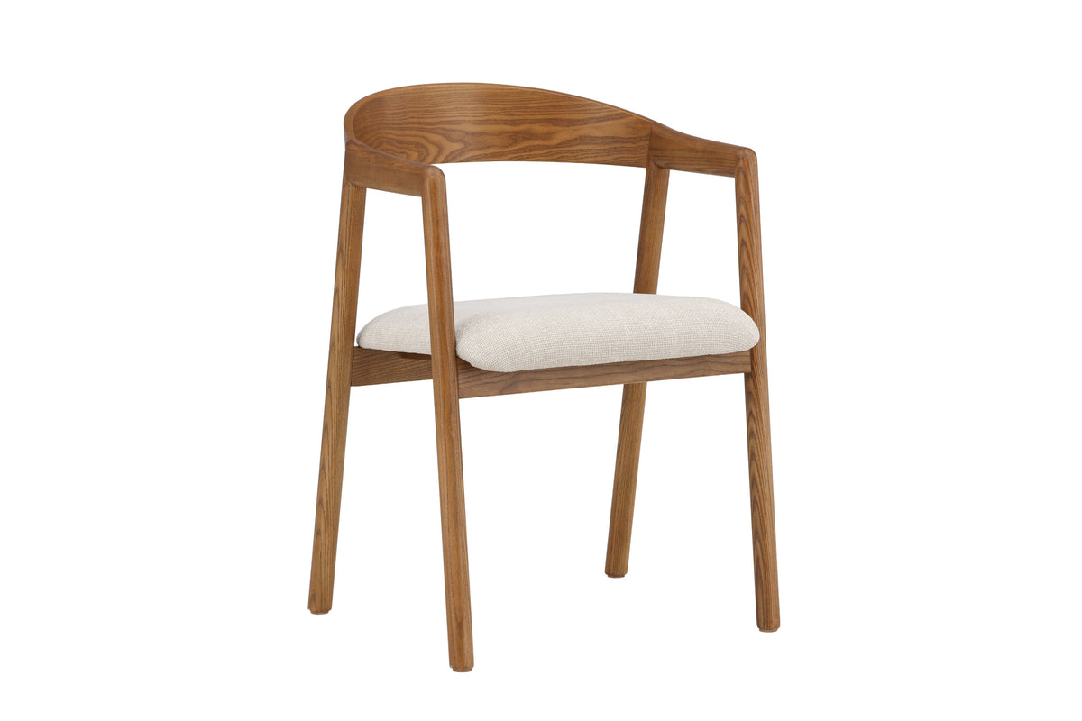 Långön spisebordsstole - beige, mørkebrun - 2 stk. - billede 12