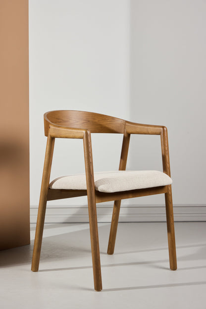 Långön spisebordsstole - beige, mørkebrun - 2 stk. - billede 18