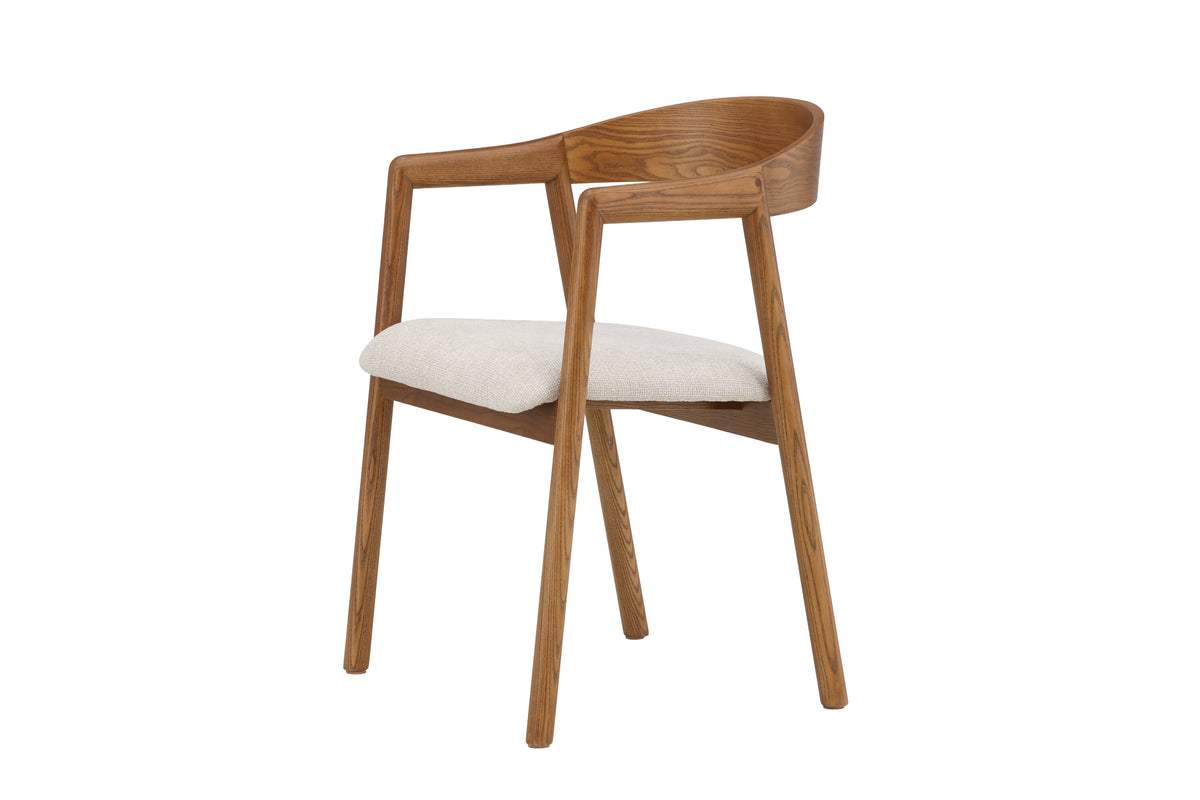 Långön spisebordsstole - beige, mørkebrun - 2 stk. - billede 3