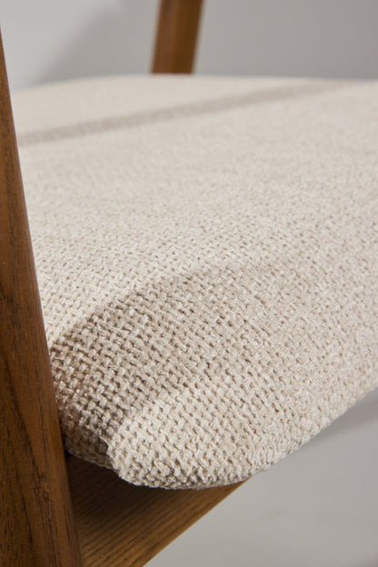 Långön spisebordsstole - beige, mørkebrun - 2 stk. - billede 20