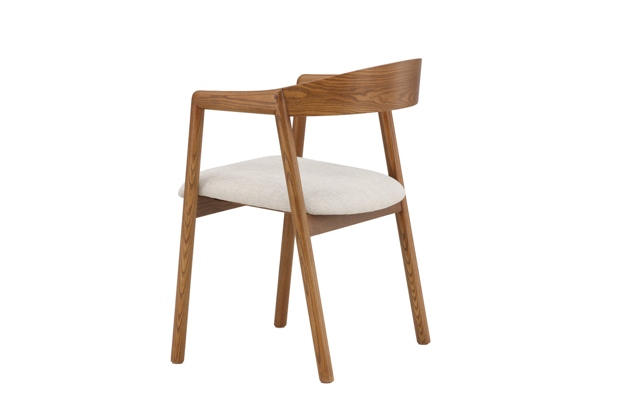 Långön spisebordsstole - beige, mørkebrun - 2 stk. - billede 5