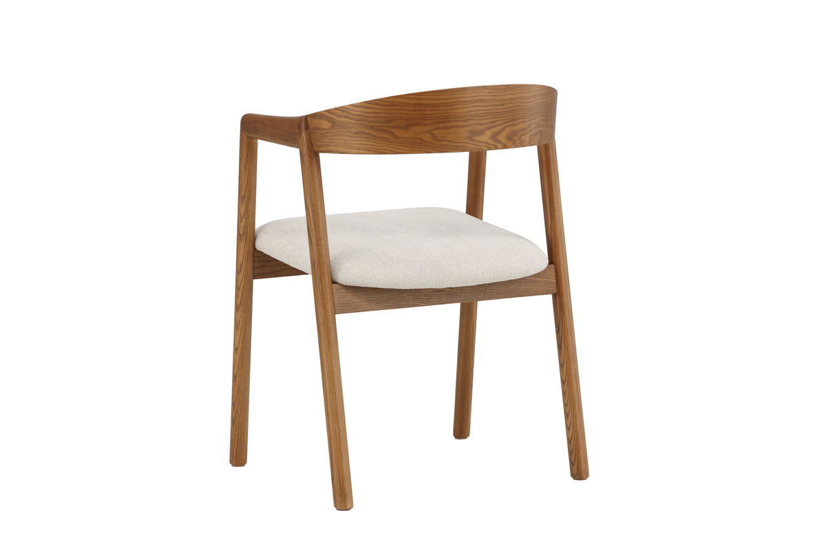 Långön spisebordsstole - beige, mørkebrun - 2 stk. - billede 6