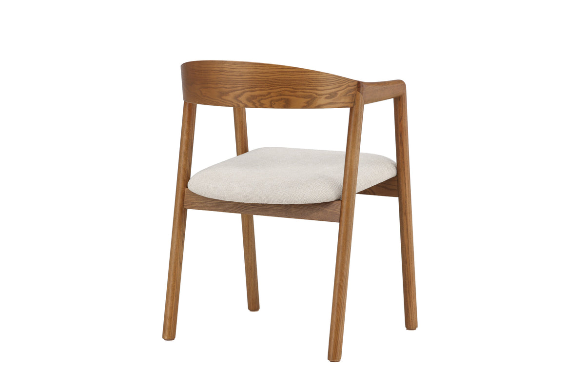Långön spisebordsstole - beige, mørkebrun - 2 stk. - billede 8