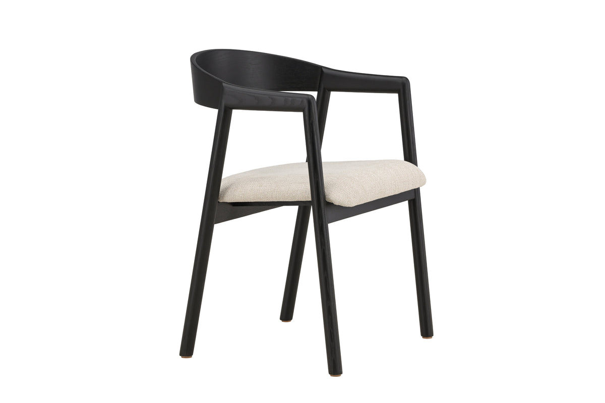 Långön spisebordsstole - beige, sort - 2 stk. - billede 11