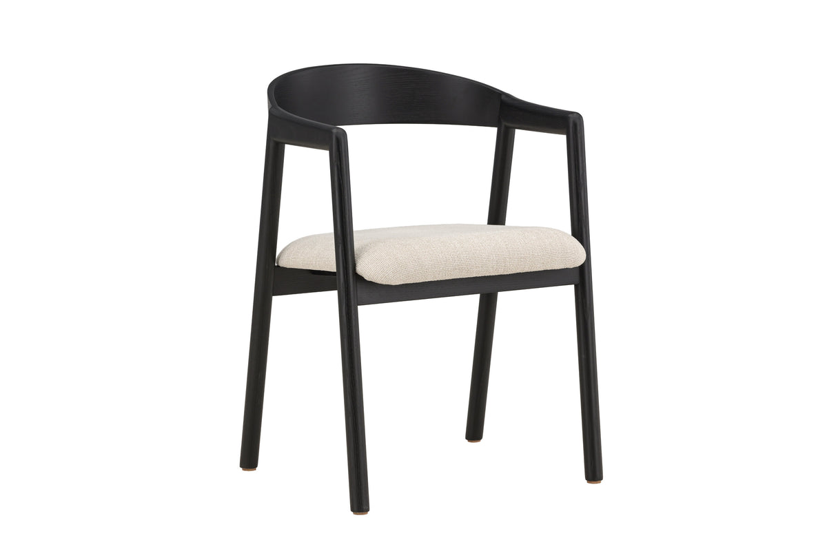 Långön spisebordsstole - beige, sort - 2 stk. - billede 12