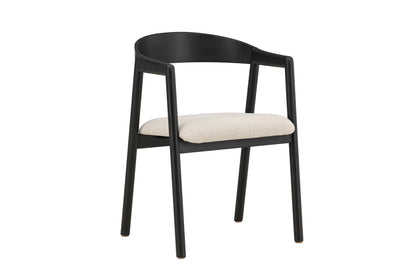 Långön spisebordsstole - beige, sort - 2 stk. - billede 12
