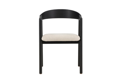 Långön spisebordsstole - beige, sort - 2 stk. - billede 1