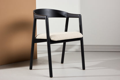Långön spisebordsstole - beige, sort - 2 stk. - billede 13
