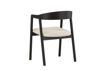 Långön spisebordsstole - beige, sort - 2 stk. - billede 6
