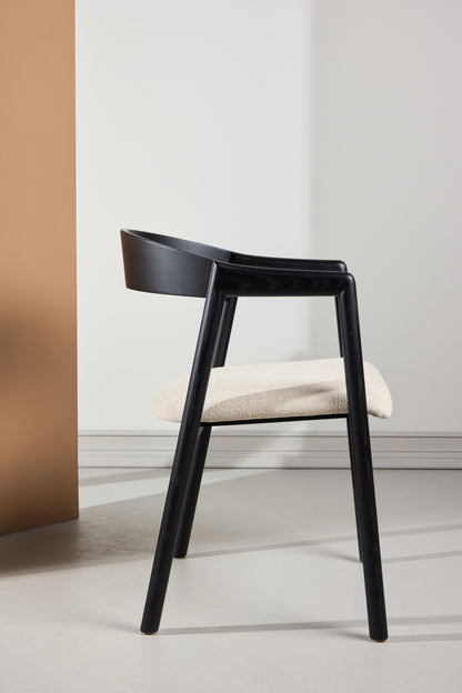 Långön spisebordsstole - beige, sort - 2 stk. - billede 21