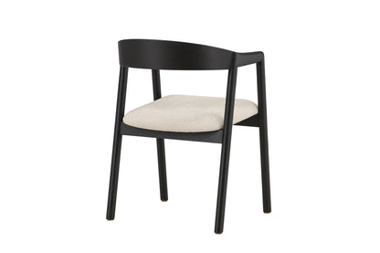Långön spisebordsstole - beige, sort - 2 stk. - billede 8
