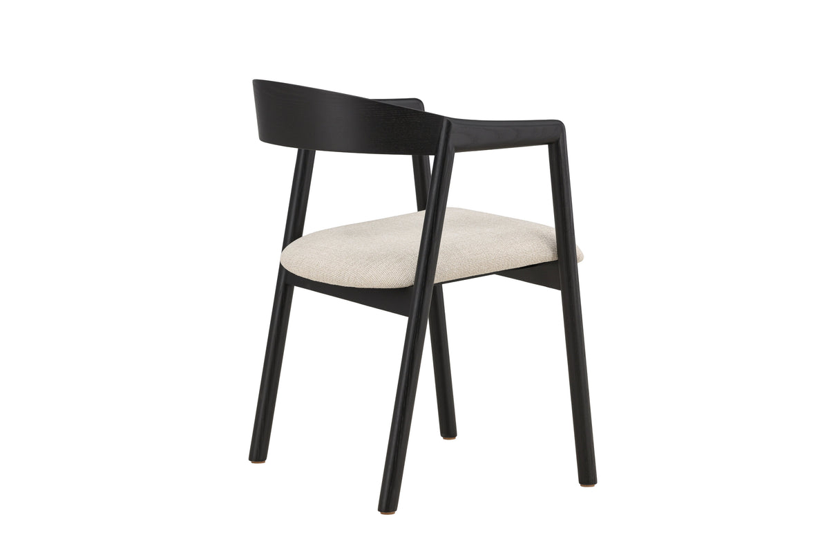 Långön spisebordsstole - beige, sort - 2 stk. - billede 9