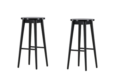 Mollösand barstole - sort - 2 stk. - billede 2