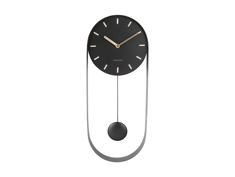 Karlsson vægur Pendulum Charm - Sort